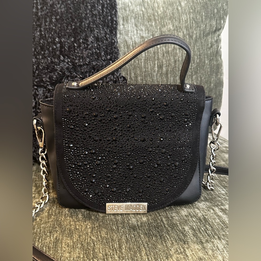 Steve Madden Black Shoulder Bag